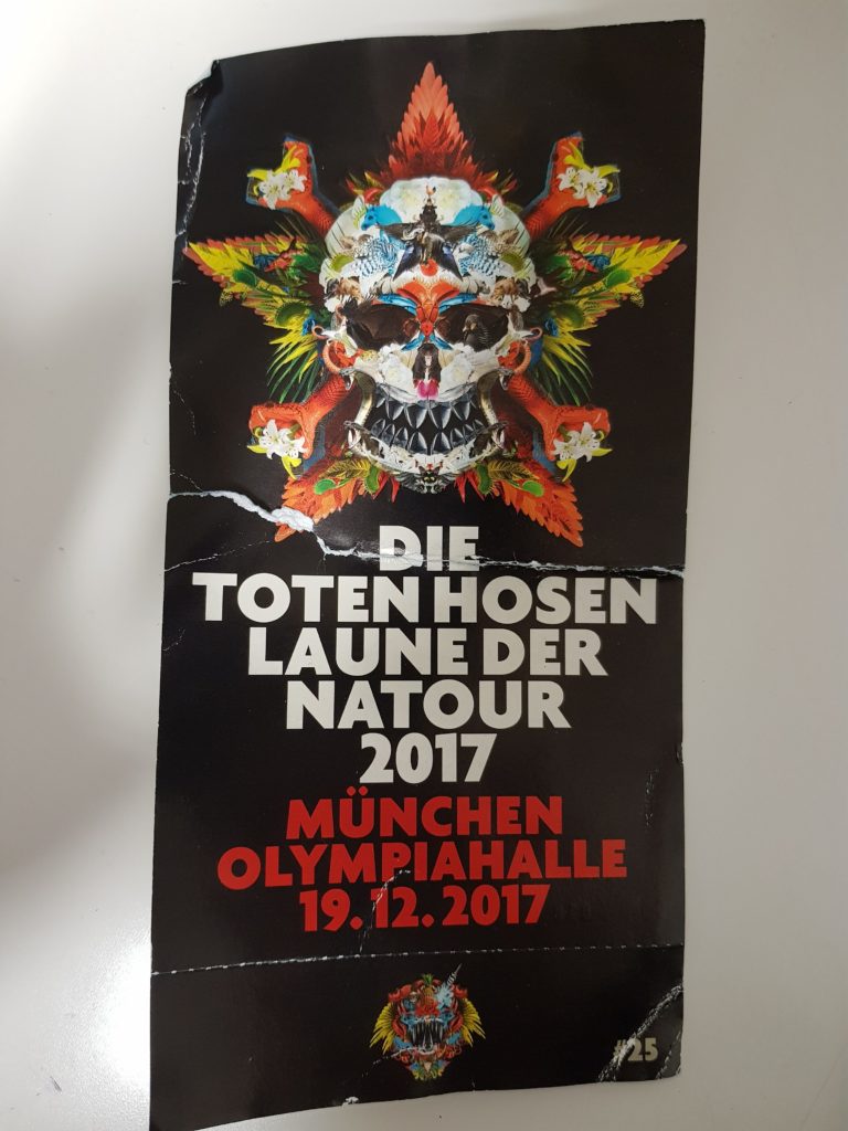 Tote Hosen Konzert München 19.12.2017