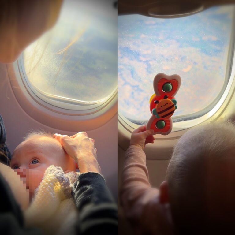 Baby Flugzeug Fliegen reisen